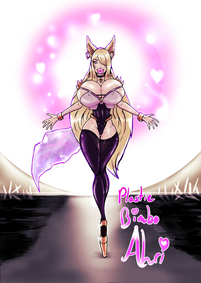 League Of Legends Hentai Art - Text, Bimbo, Post Transformation, K/da Ahri,  Female, Transformation - Valorant Porn Gallery