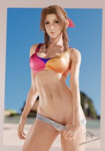 final-fantasy-free-sex-art-–-final-fantasy-vii-remake,-swimsuit