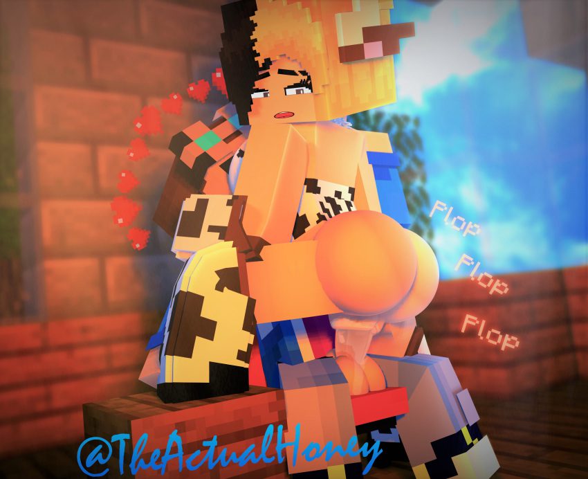 Minecraft Game Hentai Cow Girl Outfit Mcnsfw Pussy Juice Drip  