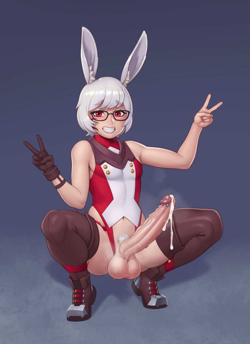 final-fantasy-hentai-porn-–-glans,-viera,-mammal-humanoid,-erection,-eyebrows,-rizdraws,-v-sign