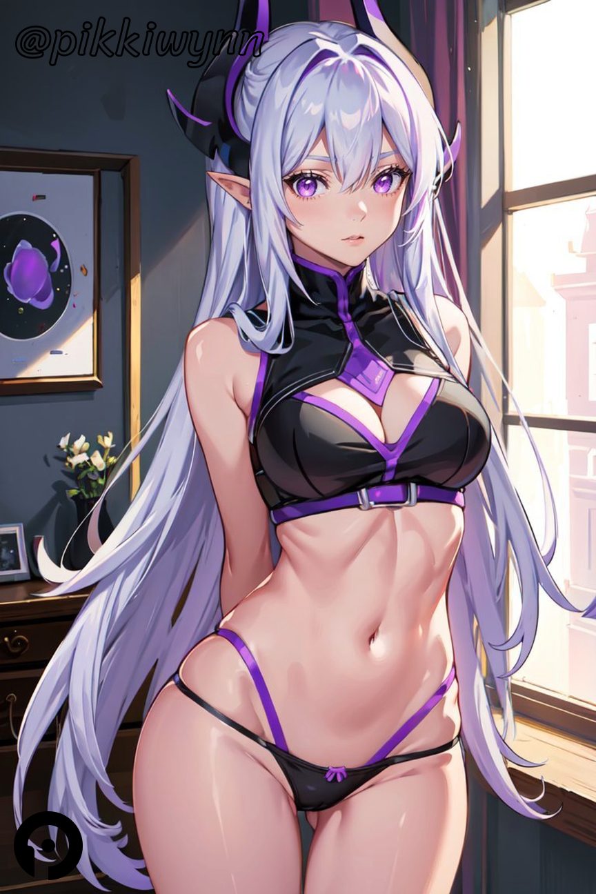 league-of-legends-porn-–-highleg,-syndra,-crop-top,-thigh-gap,-clothing-cutout,-very-long-hair