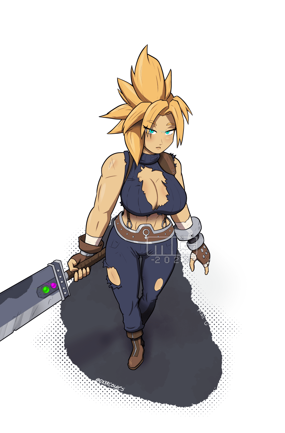 final-fantasy-hentai-–-looking-at-viewer,-cloud-strife,-video-games,-human,-tomboy