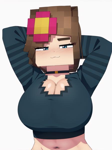 minecraft-hentai-art-–-boob-window,-ai-generated,-slipperyt,-flower-in-hair,-jenny-belle