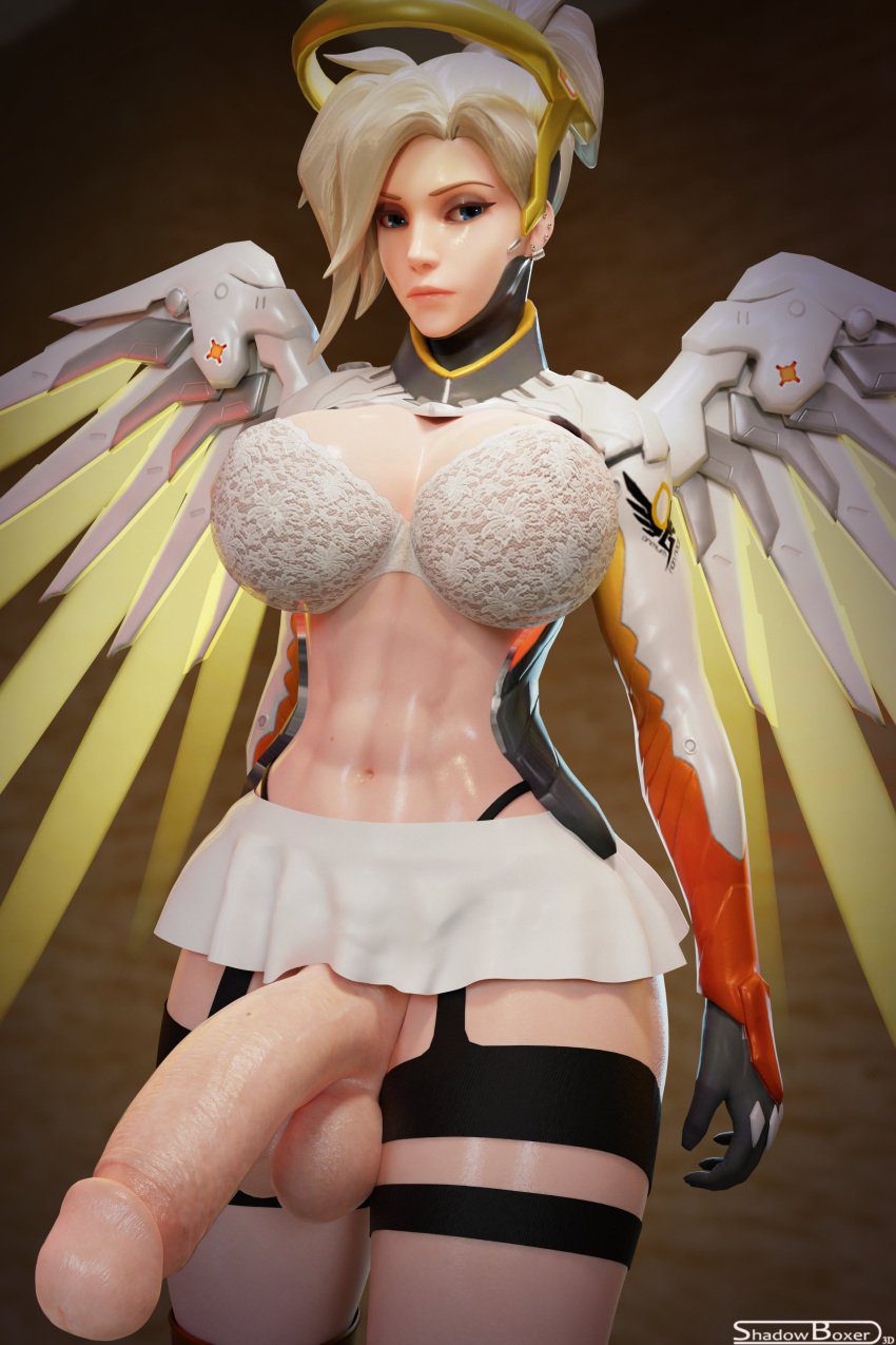 overwatch-rule-porn-–-blizzard-entertainment,-pierced-ears,-angel-wings,-shadowboxer,-flaccid-penis,-female-focus,-wings