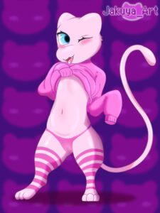 mew-hentai-–-jakuya-art,-feral,-hi-res,-clothing,-generation-kemon