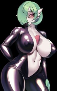 pokemon-hot-hentai-–-skimpy,-solo-female,-female-only,-blush,-big-thighs,-green-hair