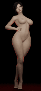 resident-evil-hentai-–-short-hair,-belly-button,-large-hips,-sexy-pose,-breasts,-hips