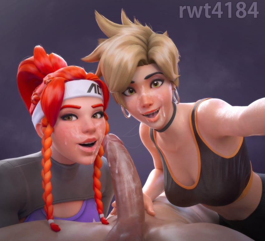 overwatch-xxx-art-–-teeth,-blender-(software),-cum-in-mouth,-black-eyebrows,-smile-at-viewer,-female-focus,-brigitte