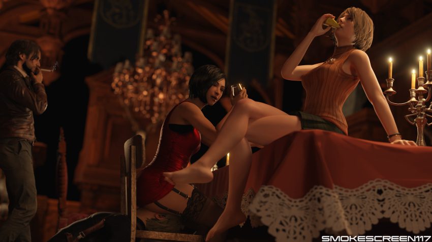 resident-evil-hentai-–-oral,-femdom,-asian,-s,-asian-female,-ashley-graham-(ella-freya),-red-dress