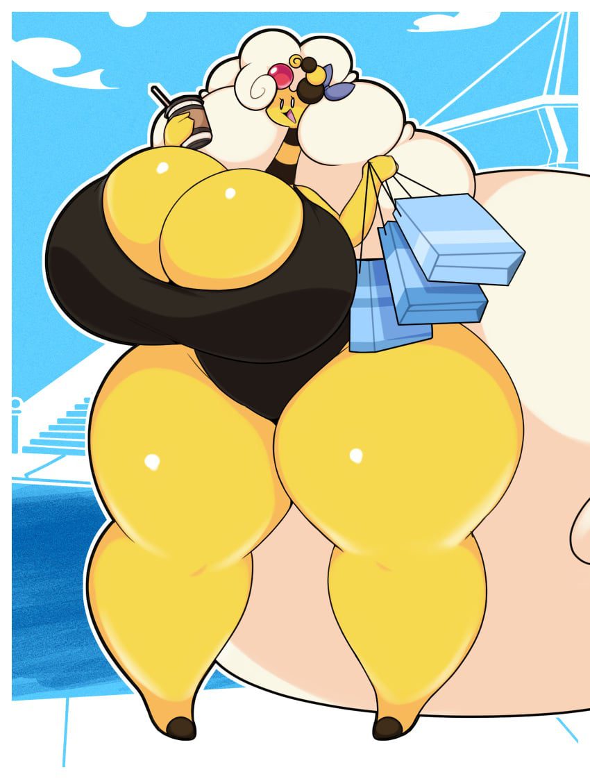 Pokemon Sex Art - Huge Thighs, Mega Ampharos, Female, Dewbber - Valorant  Porn Gallery