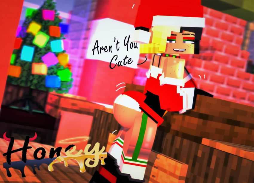 minecraft-xxx-art-–-christmas-tree,-mine-imator,-big-ass,-smug-smile,-fireplace