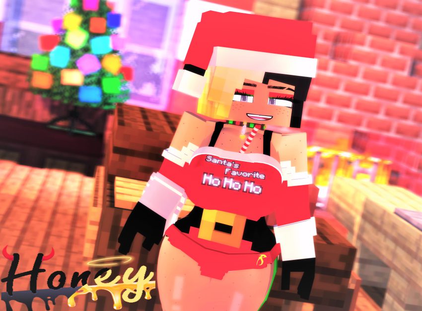 minecraft-xxx-art-–-female-only,-big-breasts,-candy-cane-on-breasts,-candy-cane,-honey-(tah)