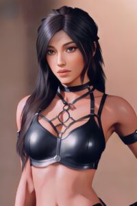 tomb-raider-sex-art-–-realistic,-lara-croft-(ai-generated),-latex,-celebcartoonizer,-black-hair