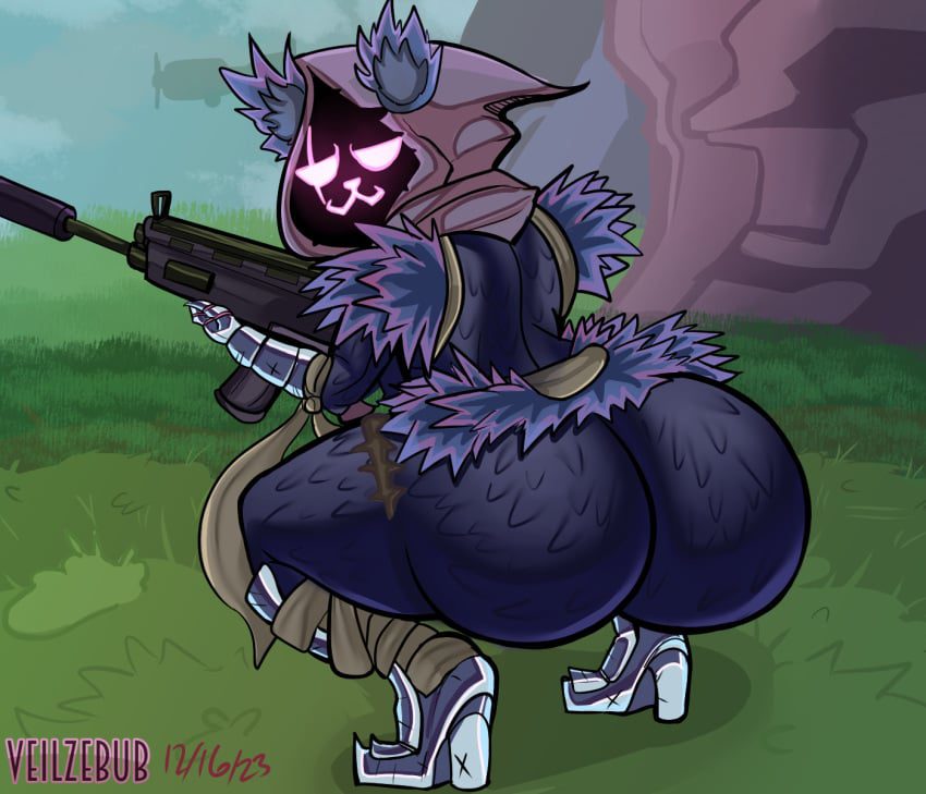 fortnite-porn-–-raven-team-leader,-veilzebub,-huge-ass,-holding-weapon,-open-eyes