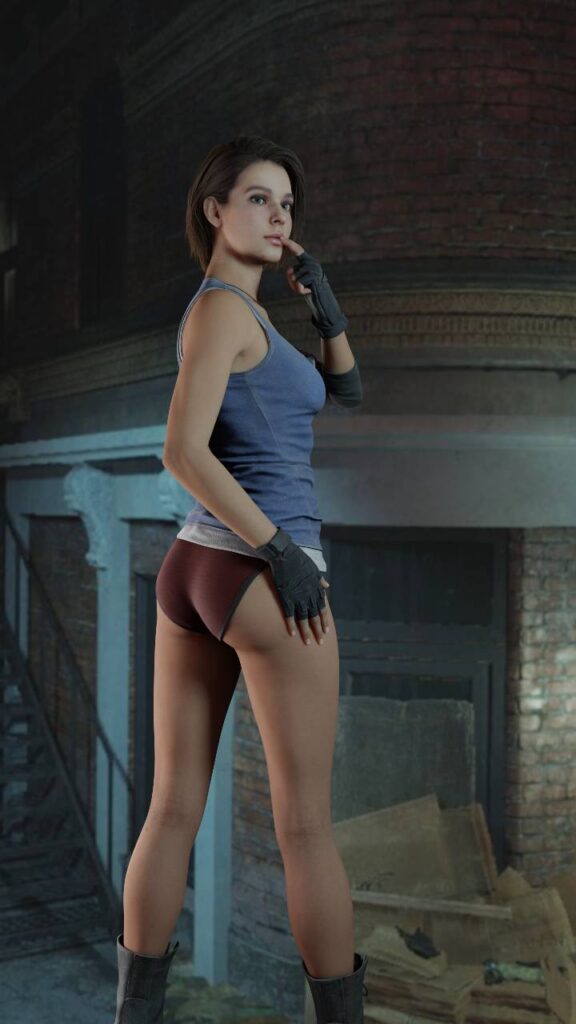 Resident Evil Game Porn Underwear Pantsless Jill Valentine Kyle