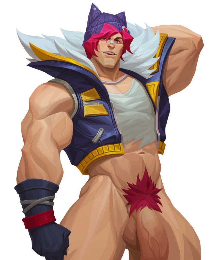 league-of-legends-sex-art-–-cock,-pants-removed,-muscular-male,-big-balls,-muscular-thighs