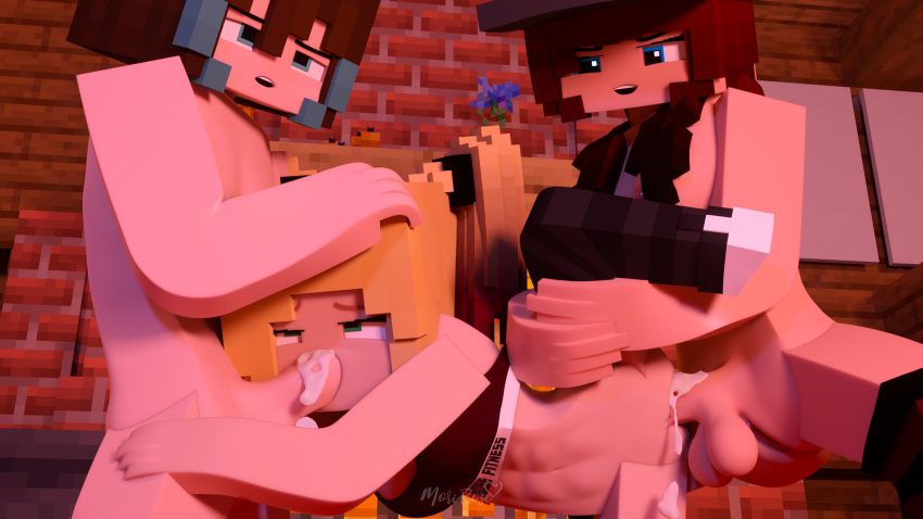 minecraft-xxx-art-–-brown-hair,-hannah-rose-(morirosemc),-cum-in-mouth,-orgasm-face