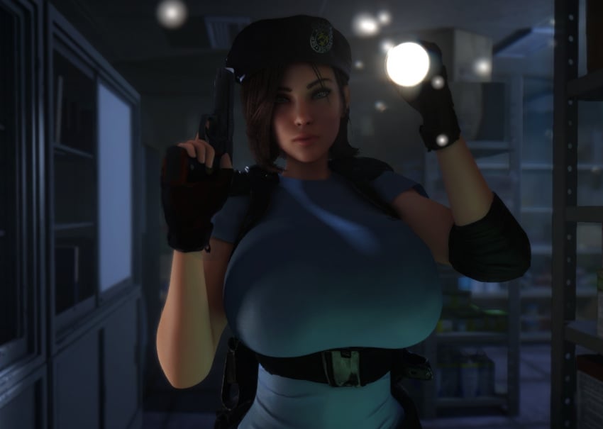 resident-evil-hentai-porn-–-flashlight,-alternate-breast-size,-beret,-female-only,-artwork),-resident-evil-uman