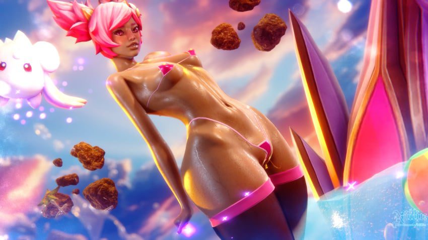 taliyah-game-porn-–-sexy-pose,-medium-breasts,-curvy-female,-large-ass,-bikini,-dark-skin