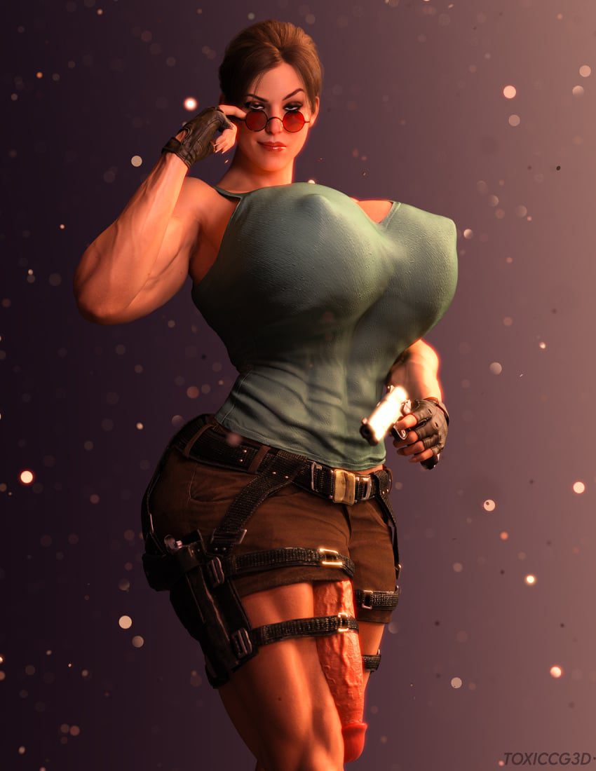 tomb-raider-game-hentai-–-glasses,-bokeh,-balls,-pinup