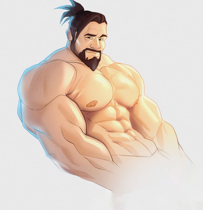 overwatch-hentai-–-hanzo-shimada,-male-focus,-male,-solo-male,-gay,-solo