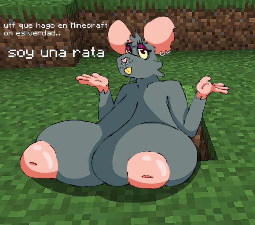 minecraft-hentai-–-rodent-humanoid,-spanish-text,-big-breasts,-confusion,-rat-girl