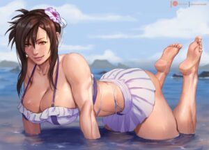 final-fantasy-rule-xxx-–-big-breasts,-hair-ornament,-bikini,-final-fantasy-vii-remake,-frilled-bikini-top,-white-bikini