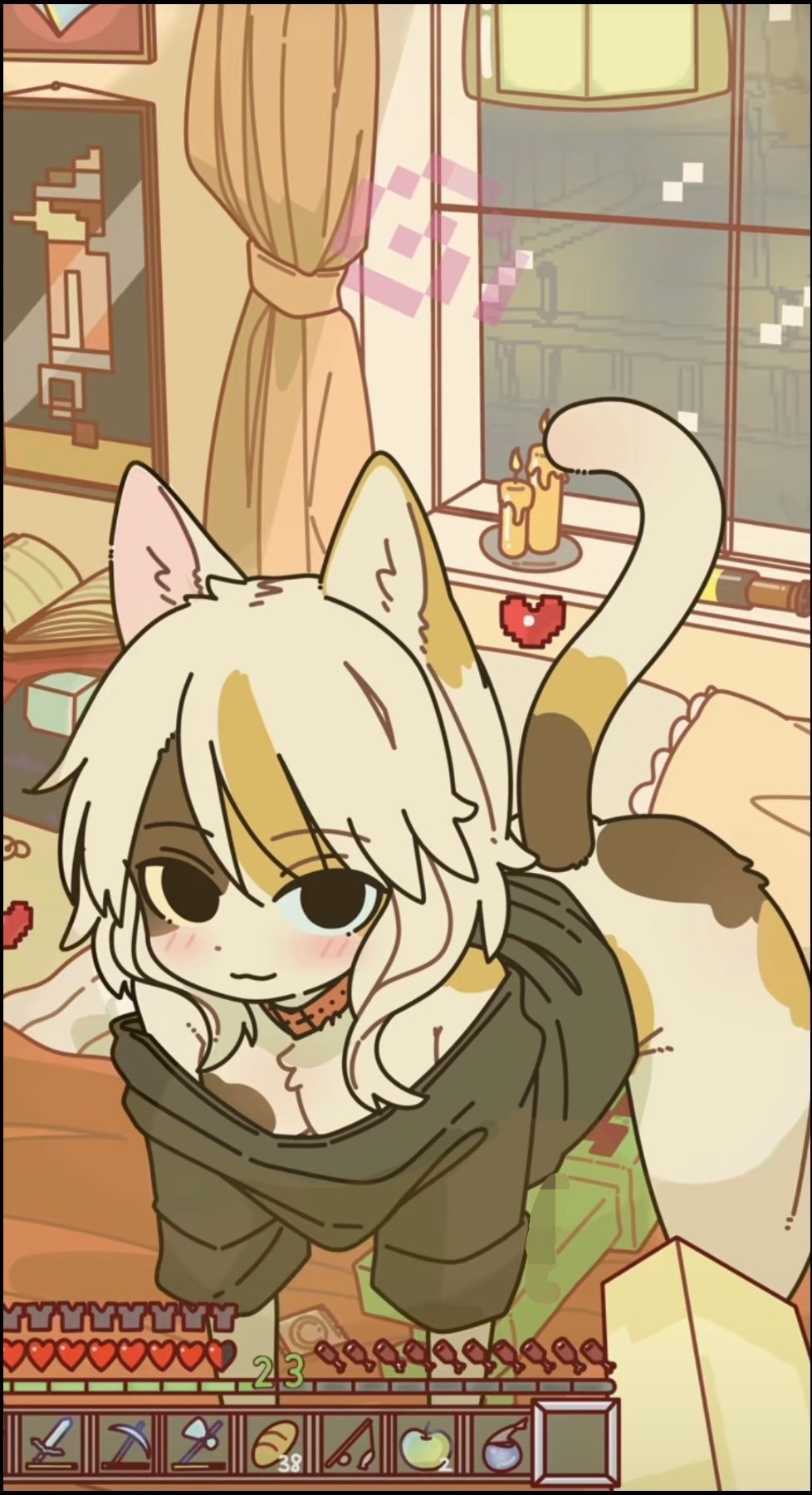 cat-game-hentai-–-partially-clothed,-condom,-solo-female,-plushie,-bottomless,-feline