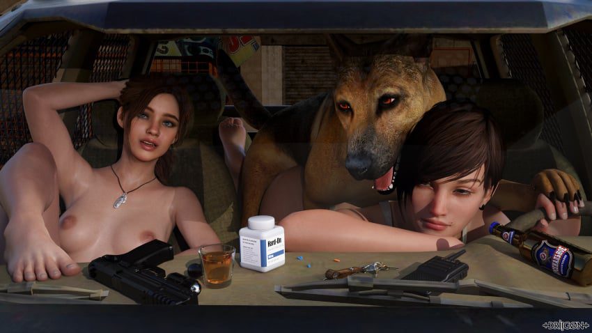 resident-evil-game-porn-–-completely-nude-female,-canine,-pale-skinned-female,-busty,-zoophilia,-breasts,-car