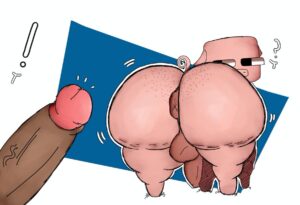 pig-hentai-art-–-gay,-looking-back,-imminent-sex,-feral,-male-only,-mojang