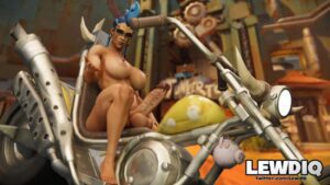 overwatch-sex-art-–-nude,-big-penis,-piercings,-sitting,-junker-queen