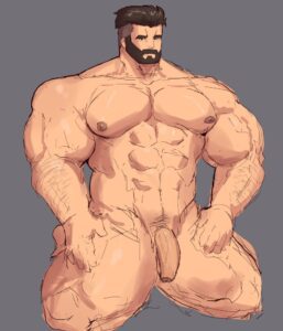 pokemon-sex-art-–-male-only,-bara,-muscles,-nintendo