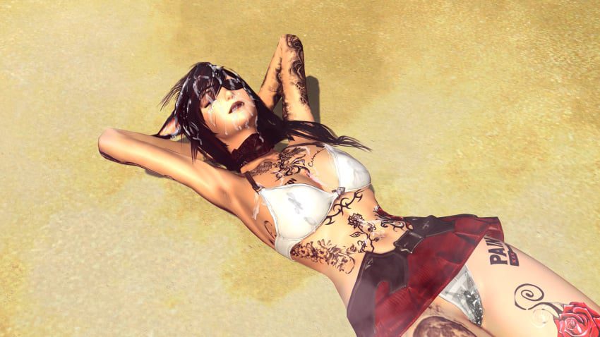 final-fantasy-sex-art-–-laying-down,-skirt,-cum-on-stomach,-gpose(ffxiv)