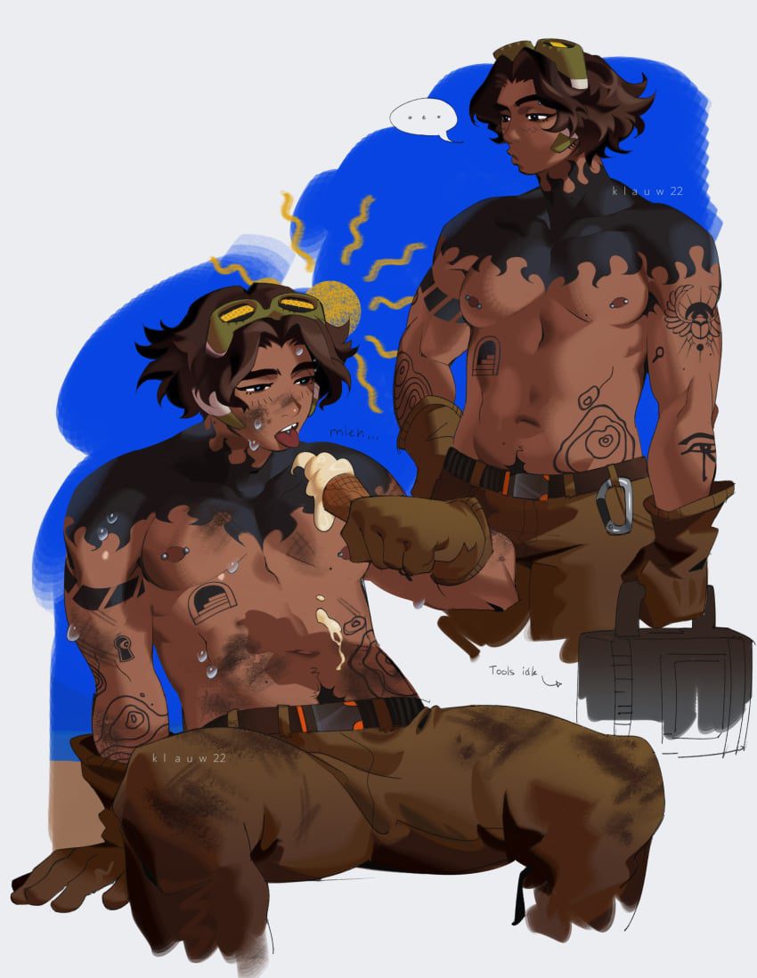 overwatch-porn-–-sole-male,-nipples,-venture,-brown-hair,-nonbinary-(lore),-sweating,-overwatch-2