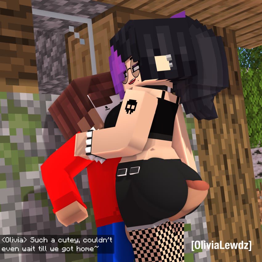 minecraft-hentai-art-–-fishnets,-olivia-(olivialewdz),-purple-hair,-male,-red-hoodie,-piercing,-dyed-hair