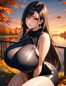 final-fantasy-rule-–-golden-hour,-fall,-black-hair,-comfyui,-lake