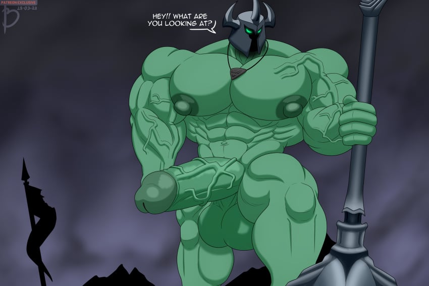 league-of-legends-hentai-art-–-muscular-male,-green-skin,-nipples,-horned-helmet