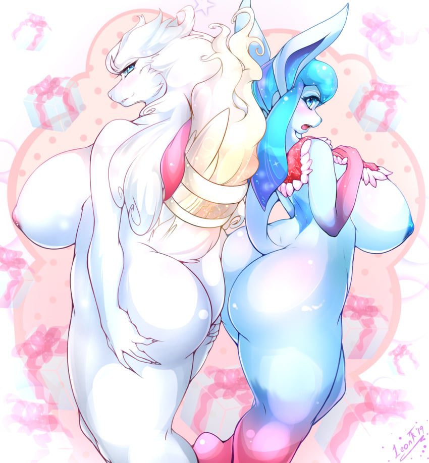 pokemon-hentai-xxx-–-white-body,-glaceon,-sparkles,-pose,-looking-at-viewer,-pink-nipples,-leonkatlovre