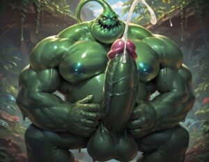 league-of-legends-hentai-xxx-–-green-body,-humanoid,-monstrous-humanoid,-cum-on-penis,-hunk