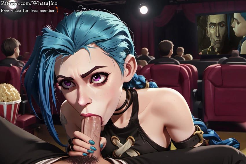 jinx-rule-xxx-–-patreon,-blue-hair,-theater,-sloppy-blowjob,-ai-generated,-crowded,-twin-braids