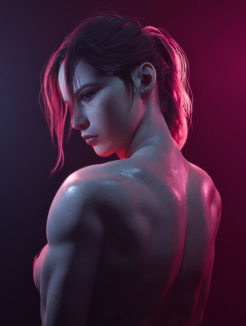 resident-evil-rule-–-female-only,-back-view,-resident-evil-make,-back,-blue-eyes,-claire-redfield,-female