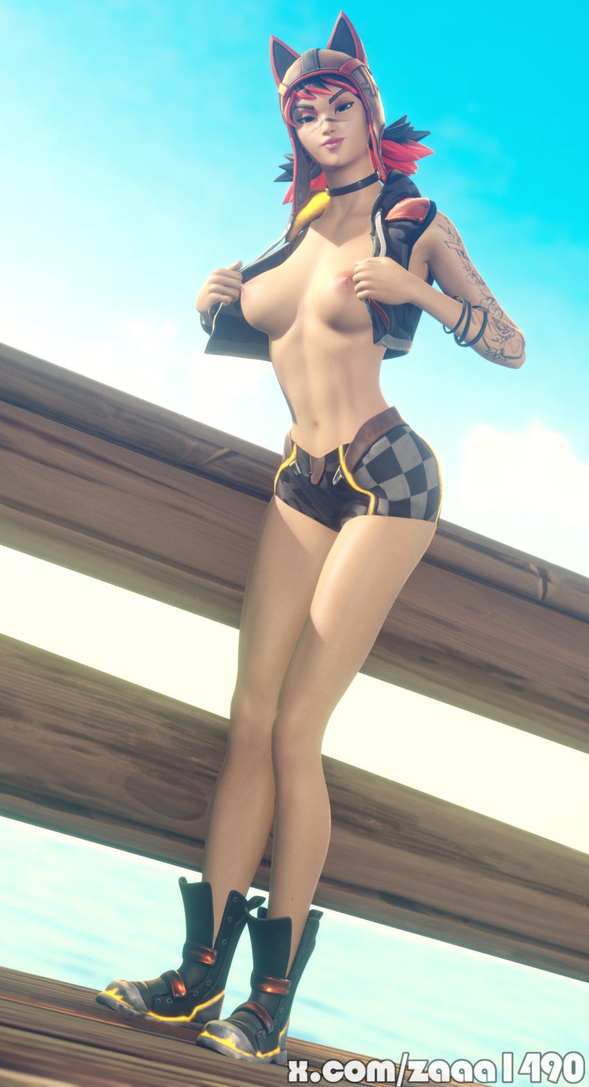 fortnite-hentai-–-female-only,-breasts,-short-shorts,-blender-(software),-choker,-tattoo