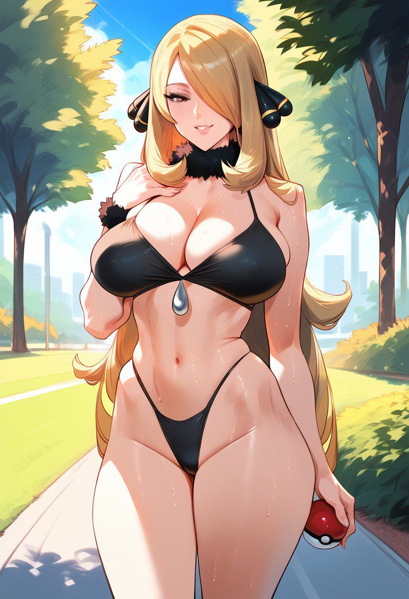 cynthia-porn-hentai-–-big-breasts,-pokeball,-hair-ornament