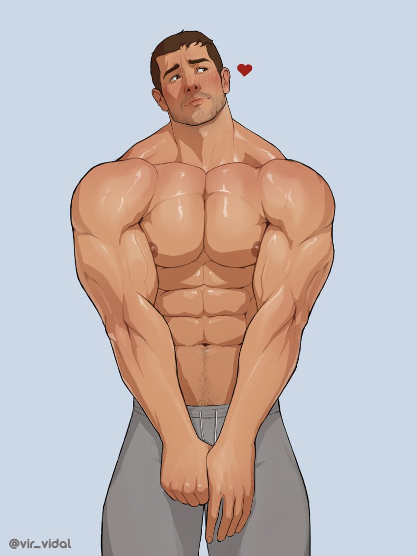 resident-evil-xxx-art-–-male-nipples,-pecs,-chris-redfield,-biceps,-manly,-bara