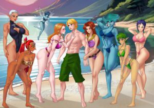 the-legend-of-zelda-rule-–-flustered-male,-saria,-swim-trunks,-ocarina-of-time