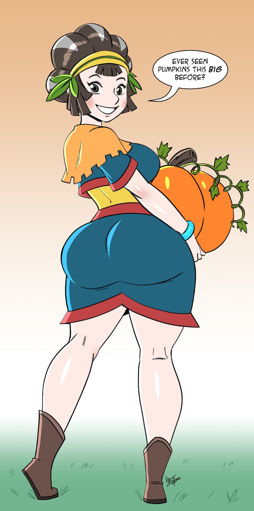 the-legend-of-zelda-hot-hentai-–-pumpkin,-female-only,-holding-object,-smile