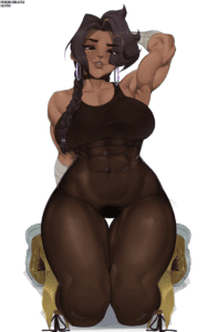 cinder-xxx-art-–-lilatole,-dark-skinned-female,-brown-eyes,-earrings