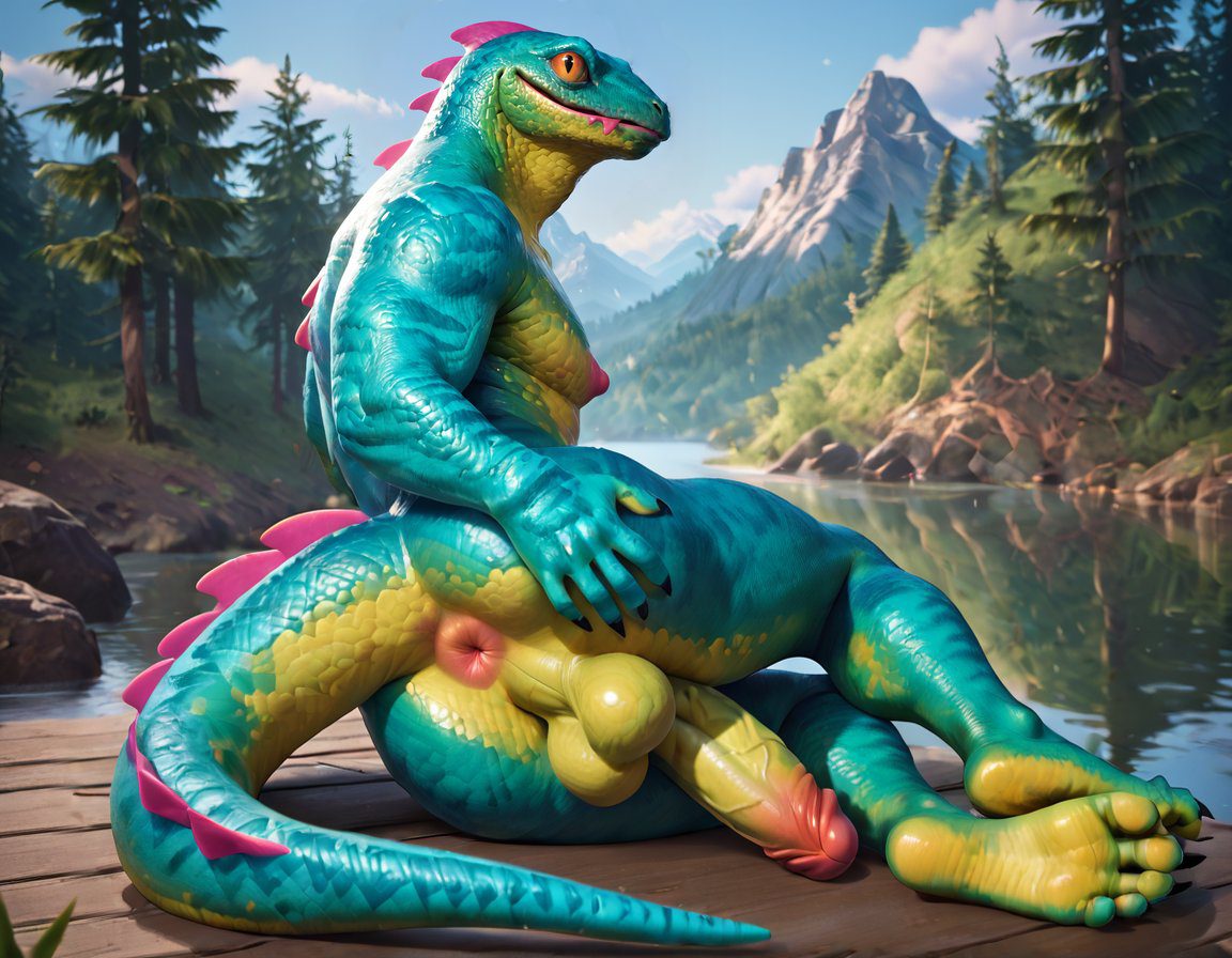 lizzik-rule-–-muscular,-hunk,-big-muscles,-blue-body,-scalie,-nude