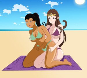 the-legend-of-zelda-hentai-xxx-–-anoneysnufftan,-the-casagrandes,-towel,-swimsuit,-summer,-latina