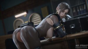 resident-evil-sex-art-–-earrings,-partially-clothed,-no-visible-genitalia,-thigh-holster